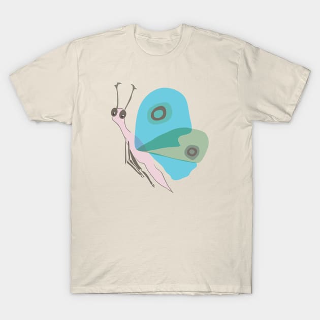 Cute Butterfly T-Shirt by Olooriel